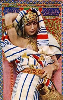 A Kabyles woman, Algeria, 1922.Artist: Crete