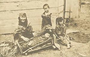 Infant Collection: Kachinka with children, 1904-1917. Creator: Unknown