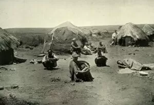 A Kaffir Kraal in the Transvaal, 1900. Creator: George Washington Wilson