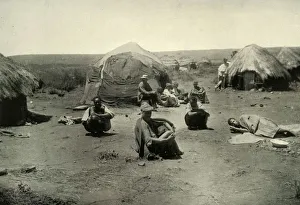 Wilson Prints: A Kaffir Kraal in the Transvaal, 1900. Creator: George Washington Wilson
