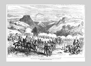 Pretoria Prints: The Kaffir War - Driving the Kaffirs out of the Iron Mount and Waterkloof, 1878