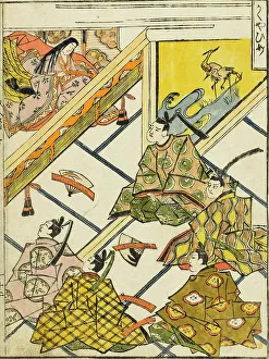 Hand Held Prints: Kaguya Hime, 17th century. Creator: School of Suzuki Harunobu