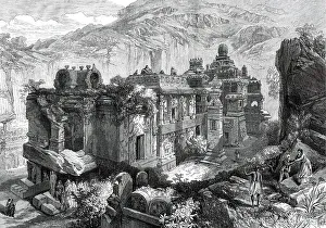 H Rc Prints: The Kailas, in the Cave Temples of Ellora, Western India...1876. Creator: RCH