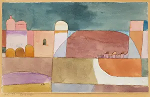 Blue Rider Prints: Kairuan (Kairuan with the camels and the donkey), 1916. Creator: Klee, Paul (1879-1940)