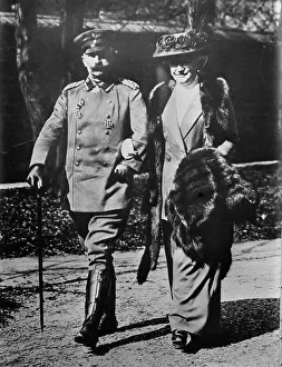 Kaiser Prints: Kaiser & Kaiserin in the West, between c1910 and c1915. Creator: Bain News Service