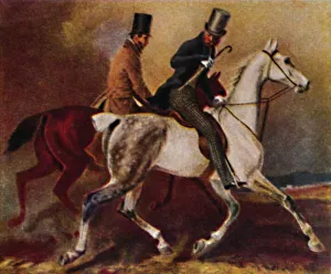 On Horseback Prints: Kaiser Wilhelm I. 1797-1888 als Prinz von Preuszen. - Gemalde von Kruger, 1934