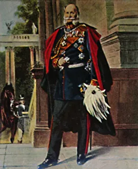 King Wi Prints: Kaiser Wilhelm I. 1797-1888. - Gemalde von Plockhorst, 1934