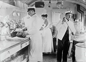 Orderly Prints: Kaiserin's Hospital Train, kitchen