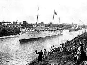 Georg Meisenbach Prints: The Kaiser's Yacht, the 'Hohenzollern