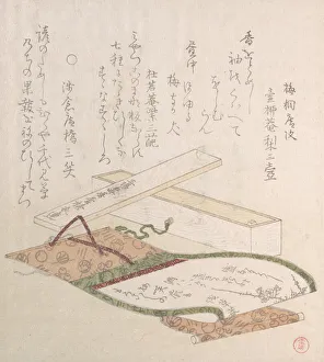 Kakemono Gallery: Kakemono and Its Box, 18th-19th century. Creator: Kubo Shunman
