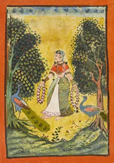 Kakubha Ragini, folio from a Ragamala, ca. 1630. Creator: Unknown