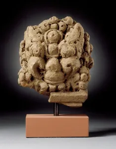 Java Prints: Kala Head, 13th century. Creator: Unknown