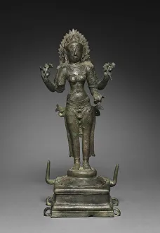 Tamil Nadu Prints: Kali, 900s-1000s. Creator: Unknown
