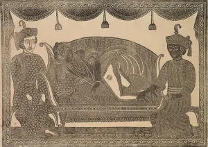 Shri Gobinda Chandra Roy Prints: Kalighat Painting, 1800s. Creator: Shri Gobinda Chandra Roy