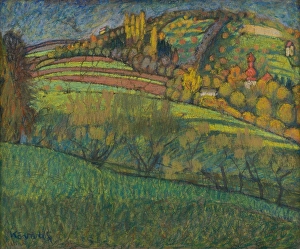 Konstantin Kovari Prints: Kalvaria, 1910-1914. Creator: Konstantin Kovari-Kacmarik
