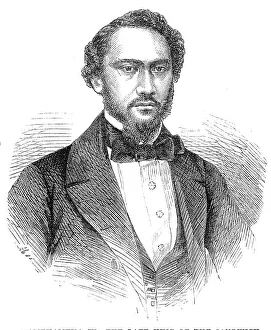 Bereavement Prints: Kamehameha IV. the late King of the Sandwich Islands, 1864. Creator: Unknown