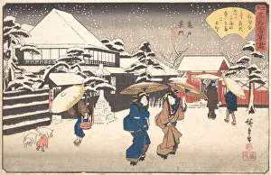 Kameido Uramon (Tama-ya), ca. 1840. ca. 1840. Creator: Ando Hiroshige
