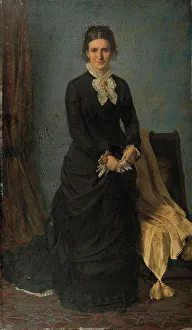 Jorgen Pedersen Roed Prints: Kammerherreinde Caroline Amalie Meldahl, née Ræder, 1881. Creator: Jorgen Pedersen Roed