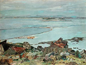 White Sea Prints: Kandalaksha, 1925. Creator: Vogeler, Heinrich (1872-1942)