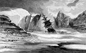 North Pole Prints: The Kane Expedition in the Ice of Smith Sound. Artist: Anonymous