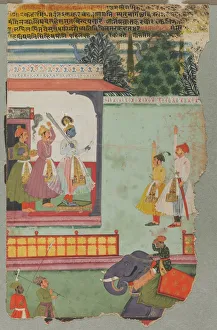 Early 18th Century Prints: Kanhra Ragini, c. 1700. Creator: Unknown