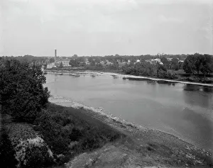 Illinois United States Prints: Kankakee River at Wilmington, Ill's. between 1900 and 1905. Creator: Unknown