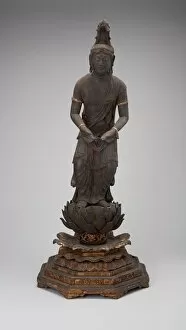 Bodhisattva Collection: Kannon Bosatsu, 12th / 14th century. Creator: Unknown