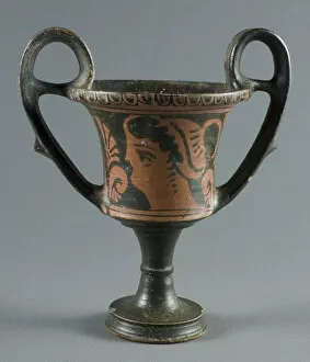Attic Collection: Kantharos (Drinking Cup), about 300 BCE. Creator: Kantharos Group