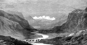 Ladakh Asia Prints: The Karakoram Pass, from Cashmere to Yarkand, 1873. Creator: Unknown