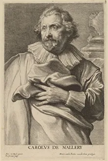 Draftsman Prints: Karel de Mallery, probably 1626/1641. Creator: Lucas Vorsterman