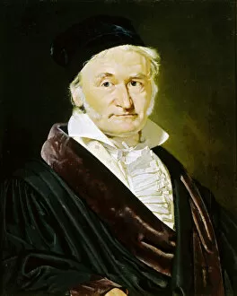Karl Friedrich Gallery: Karl Friedrich Gauss, German mathematician, astronomer and physicist, 1840