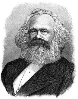 Communist Collection: Karl Heinrich Marx, German philosopher, political economist, and revolutionary, (1903)