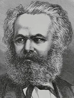 Communism Prints: Karl Marx, (1818-1883), German philosopher