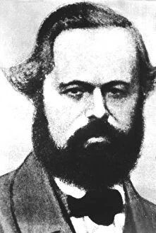 Images Dated 18th April 2012: Karl Marx (1818-1883), sociologist, political economist and German