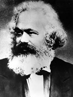 Karl Prints: Karl Marx, German political, social and economic theorist, late 19th century