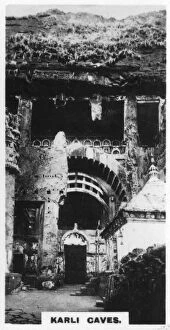 Images Dated 4th June 2007: Karli Caves, India, c1925