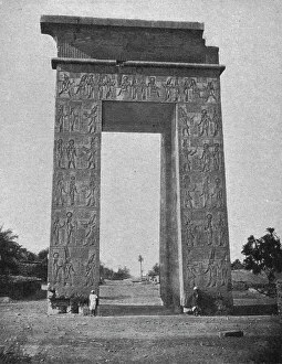 Thebes As Said Egypt Prints: Karnak. Le temple de Ramses IV
