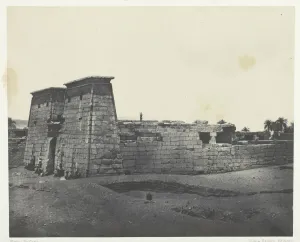 Thebes As Said Egypt Prints: Karnak, Temple de Khons;Thebes, 1849 / 51, printed 1852. Creator: Maxime du Camp
