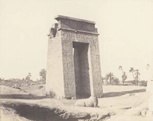 Teynard Gallery: Karnak (Thebes), Grande Porte du Sud Vue du Point C, 1851-52, printed 1853-54