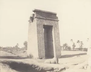 Felix Teynard Prints: Karnak (Thebes), Grande Porte du Sud Vue du Point C, 1851-52, printed 1853-54