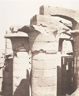 Karnak (Thebes), Palais - Salle Hypostyle - Colonnade Centrale - Chapi