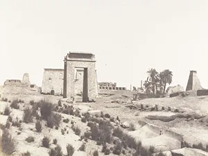 Felix Teynard Prints: Karnak (Thebes), Vue Generale des Ruines Prise du Point B, 1851-52