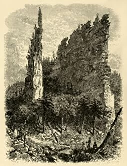 Appleton D Company Gallery: Karrs Pinnacles, 1872. Creator: William Ludwell Sheppard