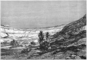 Images Dated 19th January 2008: The Kasr-el-jebel Cirque, Syria, c1890. Artist: Charles Barbant
