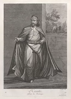 Kasseki, officier des Bostangis, 1714-15. Creator: Unknown