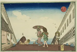 Load Prints: Kasumigaseki, from the series Famous Places in the Eastern Capital (Toto meisho)