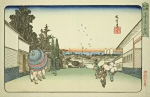 Kasumigaseki, from the series 'Famous Places in Edo (Koto meisho)', c. 1832 / 34