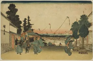 Kasumigaseki, from the series Famous Places in Edo (Koto meisho), c. 1839/42. Creator: Ando Hiroshige. Kasumigaseki, from the series Famous Places in Edo (Koto meisho), c. 1839/42. Creator: Ando Hiroshige