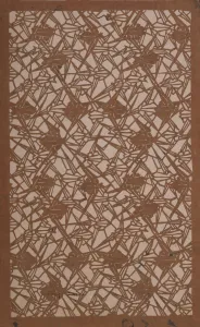 Repetition Prints: Katagami stencil, between 1900 and 1952. Creator: Unknown