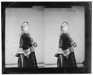 Fur Coat Gallery: Kate Stanton, singer, 1865-1880. Creator: Unknown
